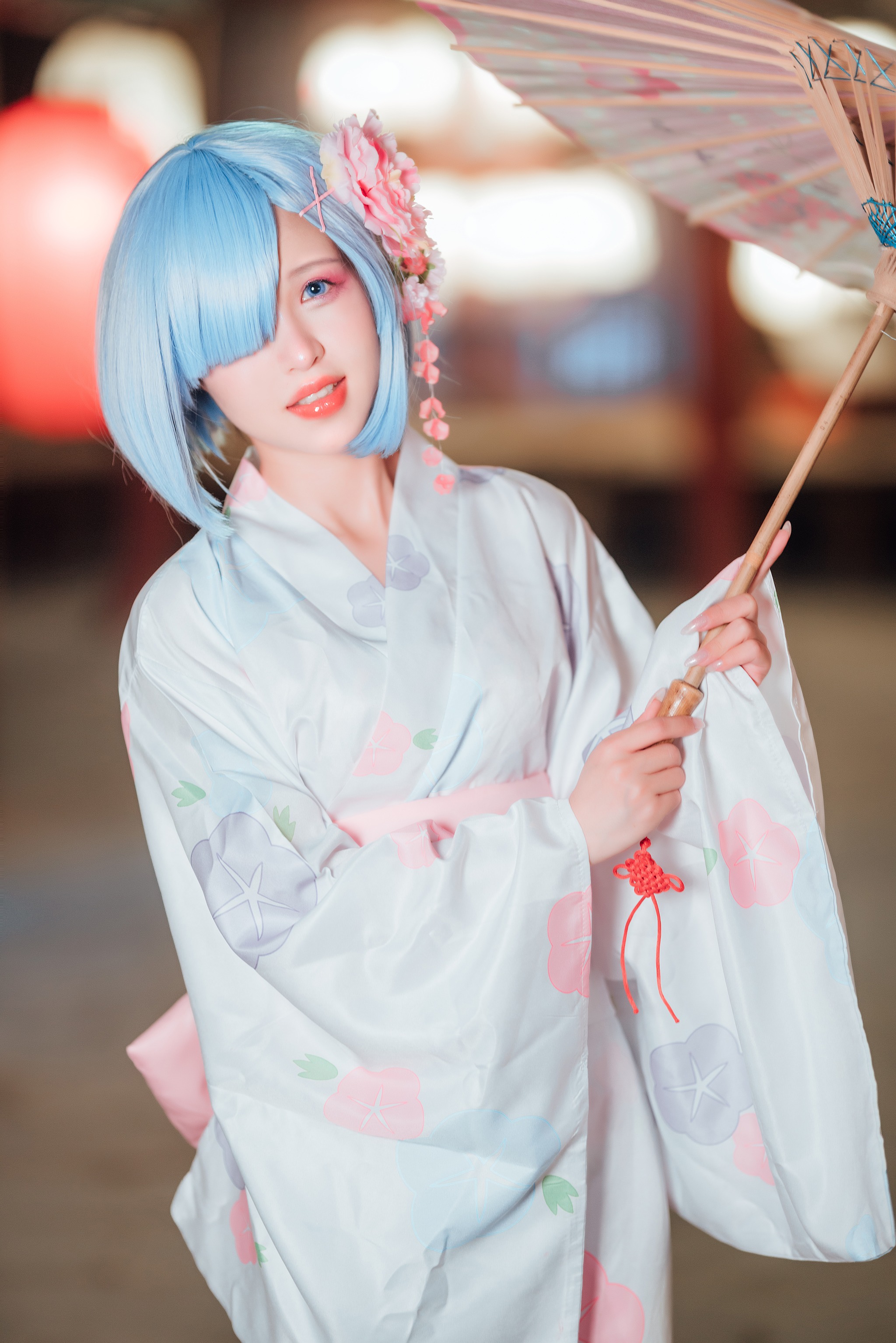 晕崽Zz - NO.018 和服蕾姆 [46P]-XikXak
